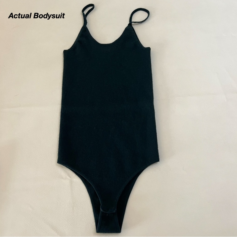 NWOT: SISTER KATIE ANNE HATHAWAY BODYSUIT IN BLACK FOREST (XS) - Picture 8 of 9